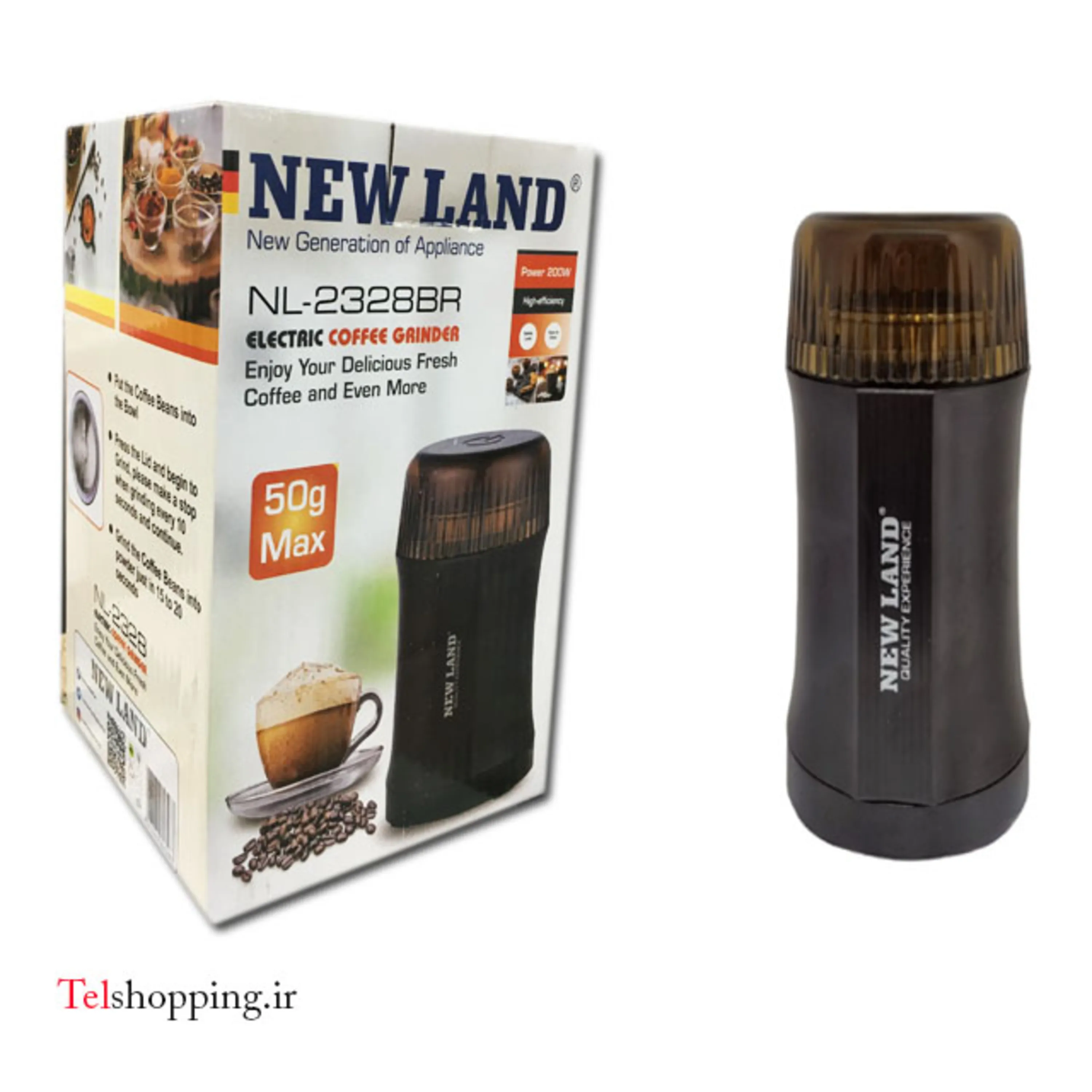 آسیاب قهوه نیولند مدل NEWLAND NL2328BR